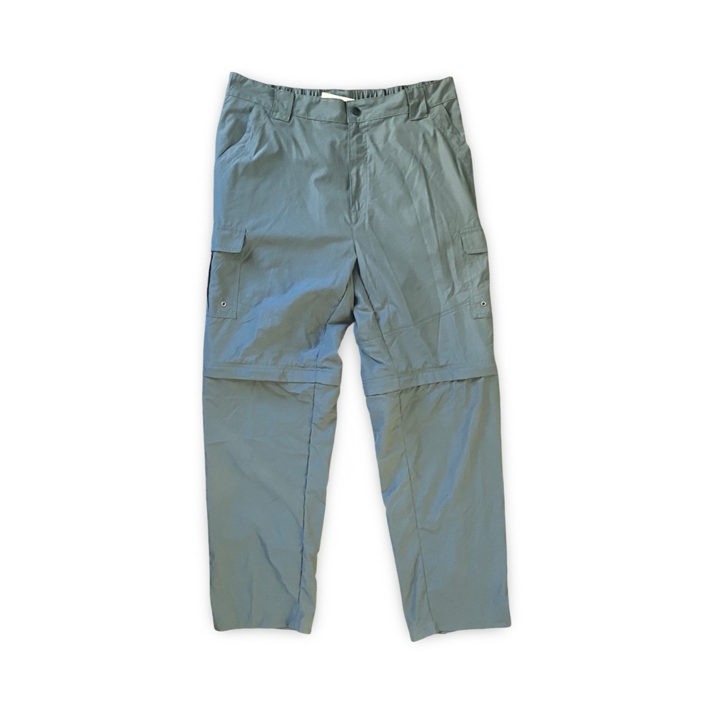 Rugged Exposure Pants Men's Extra Large Gray Convertible Cargo XXL 2XL
